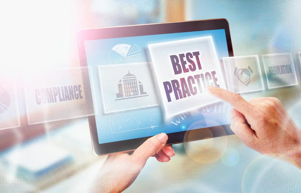 Best Practice business concept