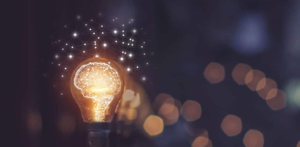 creative idea.Concept of idea and innovation
